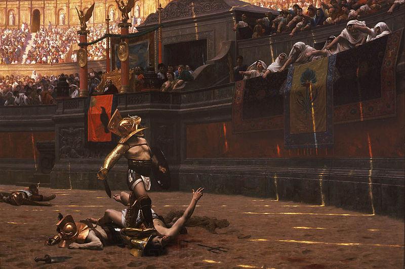 Jean-Leon Gerome Pollice Verso Germany oil painting art